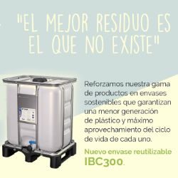Envase sostenible IBC 300L